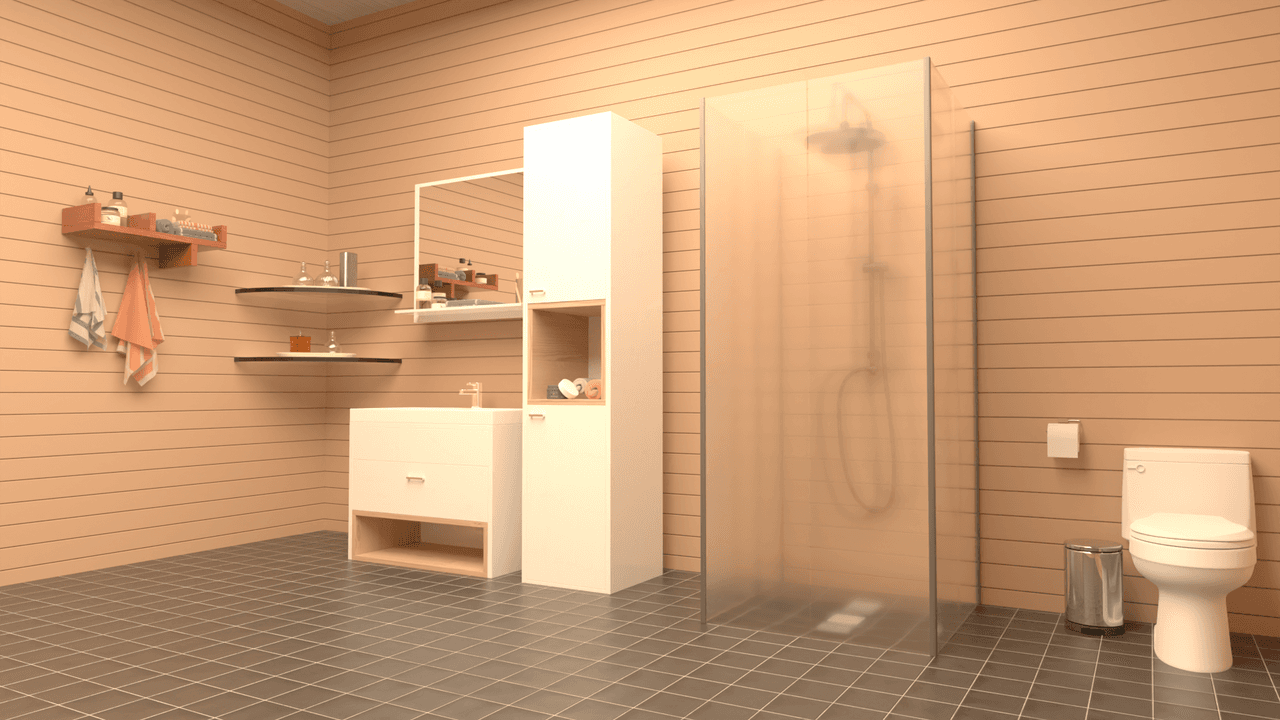 Nettoyage de salle de bain avec SeptiClean
